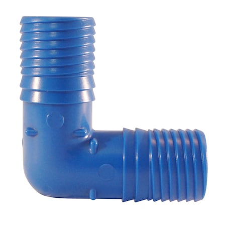 Apollo 1 in. Polypropylene Blue Twister Insert 90-Degree Elbow ABTE1